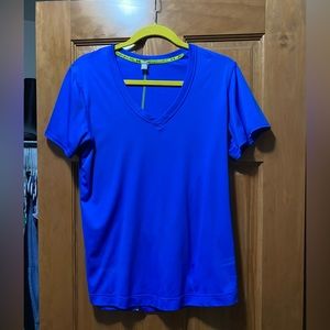 Blue under armour top